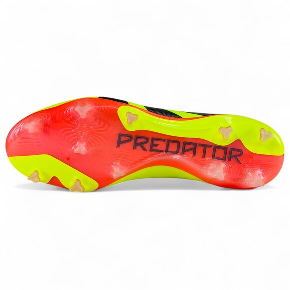 adidas Predator Pro FG Yellow Black Red Men\'s Soccer Cleats IG7776 main image 8